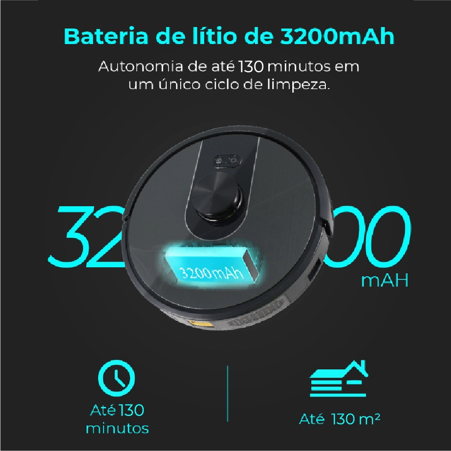 Combo Robô Aspirador Ropo Glass 4 + Kit Refil