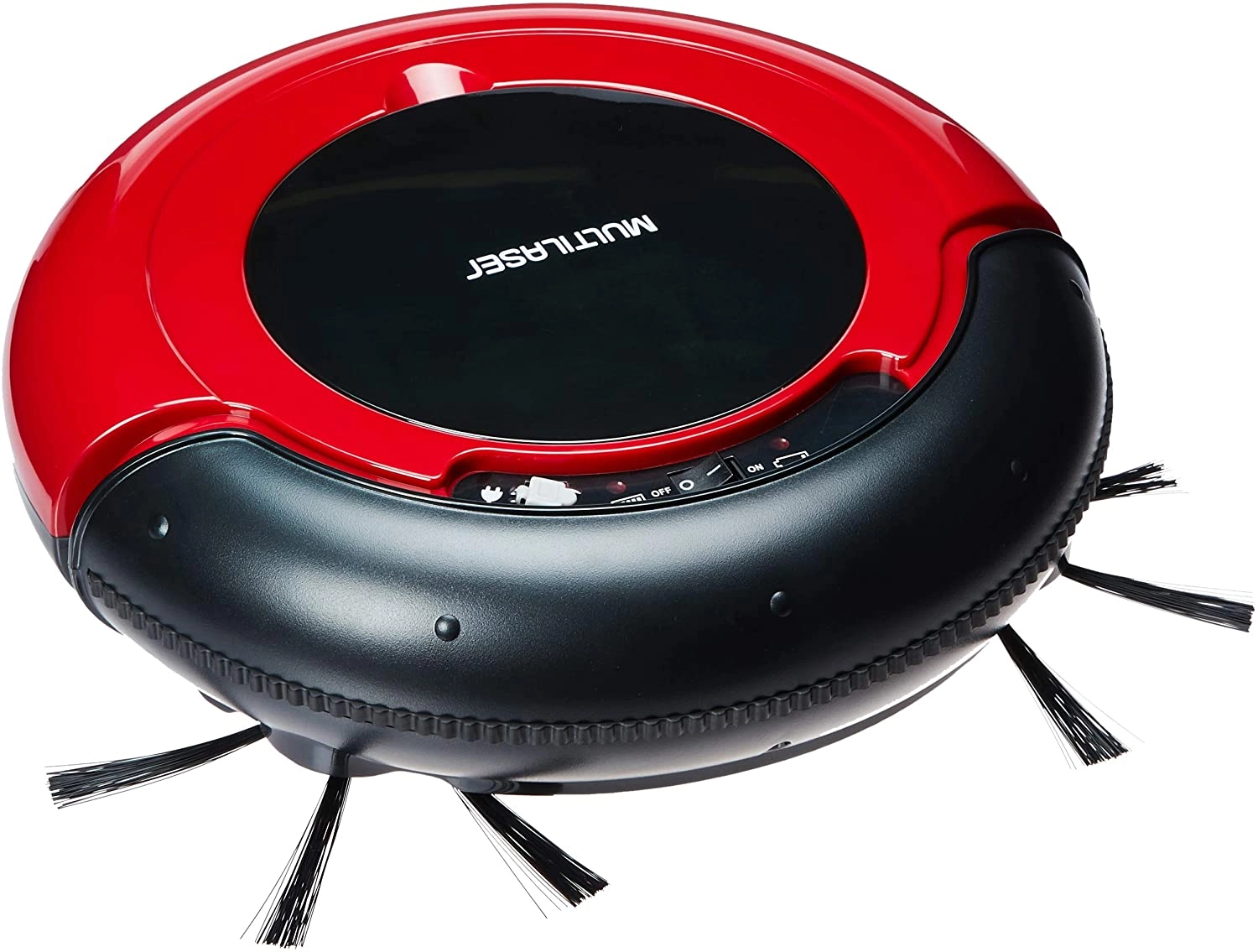 Aspirador Robô MULTILASER HO041 3 em 1 Bivolt - Vermelho/Preto