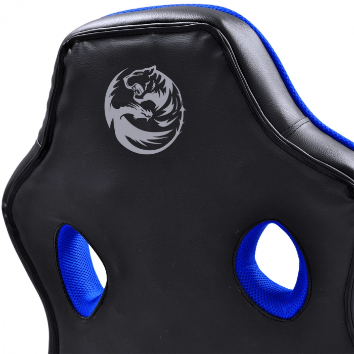 Cadeira Gamer PCYES Mad Racer Sti Master Madstimsaz - Preto Com Azul