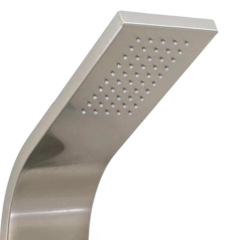 Chuveiro com Hidromassagem Vertical - OHOME Inox Noronha