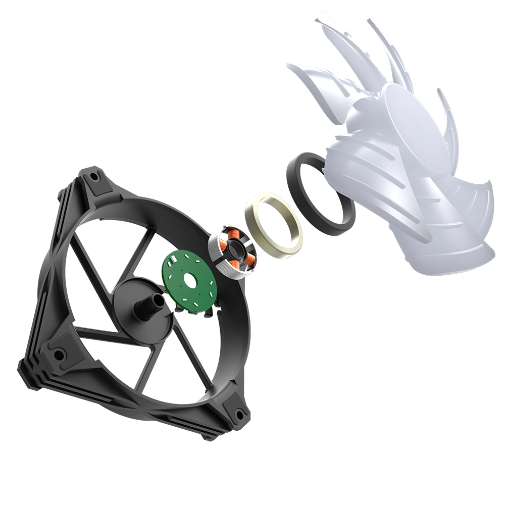 Cooler Fan MOTOSPEED Hyrax HCL605 - Preto (Kit Com 5 Unidades)