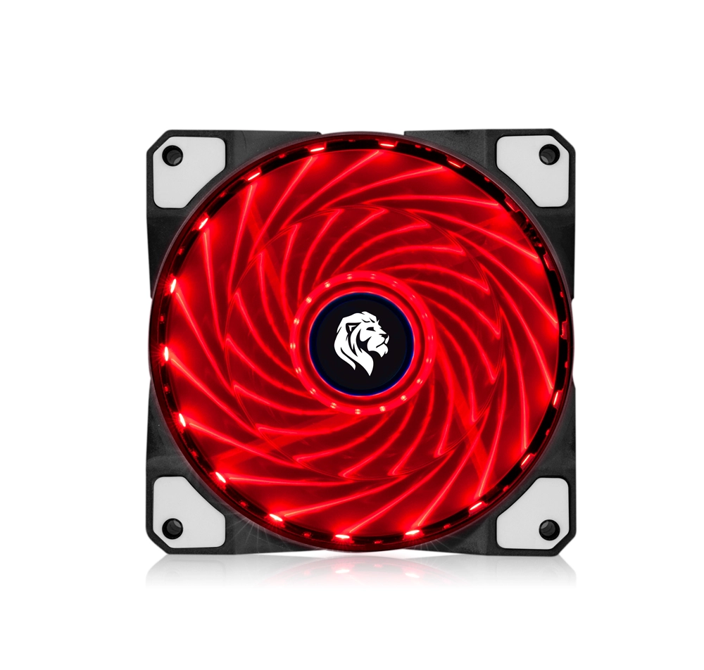 Fan Cooler HAYOM 12x12CM FC1300 - Vermelho