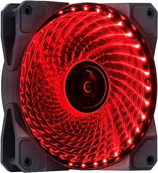 Fan/Cooler Vermelho VINIK Vx Gaming V.Lumi 33 Pontos De Led