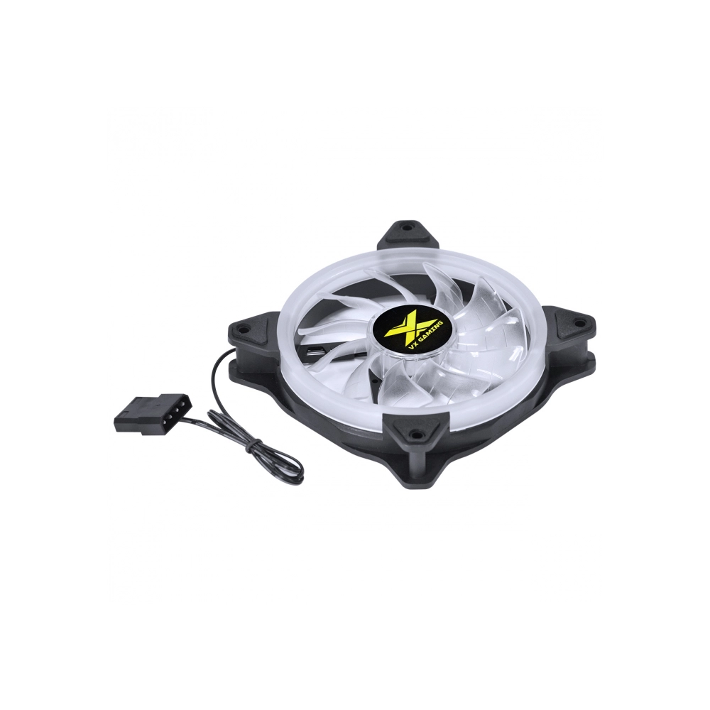 Fan/Cooler VINIK Vx Gaming Para Gabinete V.Ring Anel De Led 120x120mm Vringw - Branco