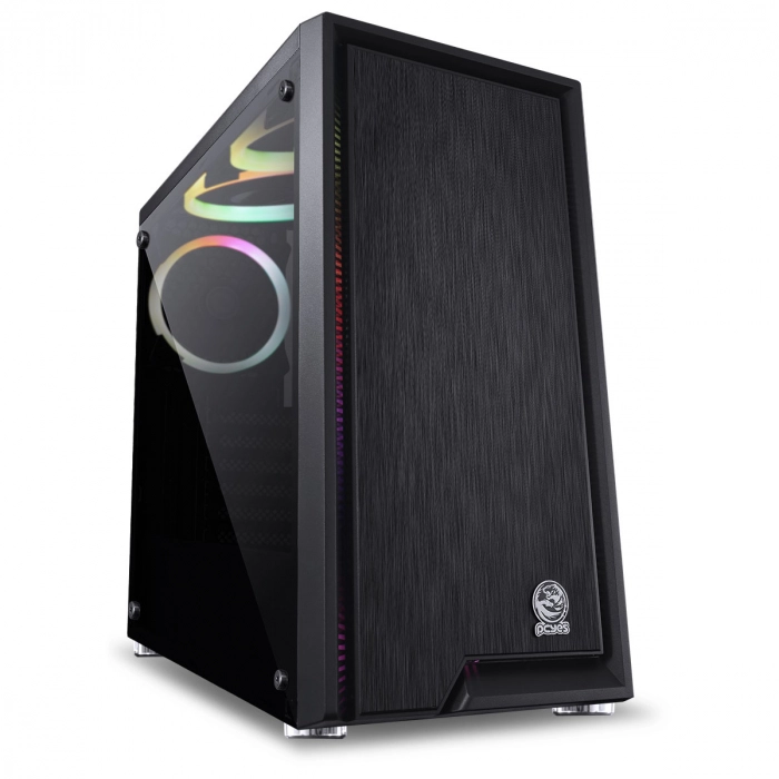 Gabinete Gamer PCYES Polaris Mid Tower, RGB, com FAN