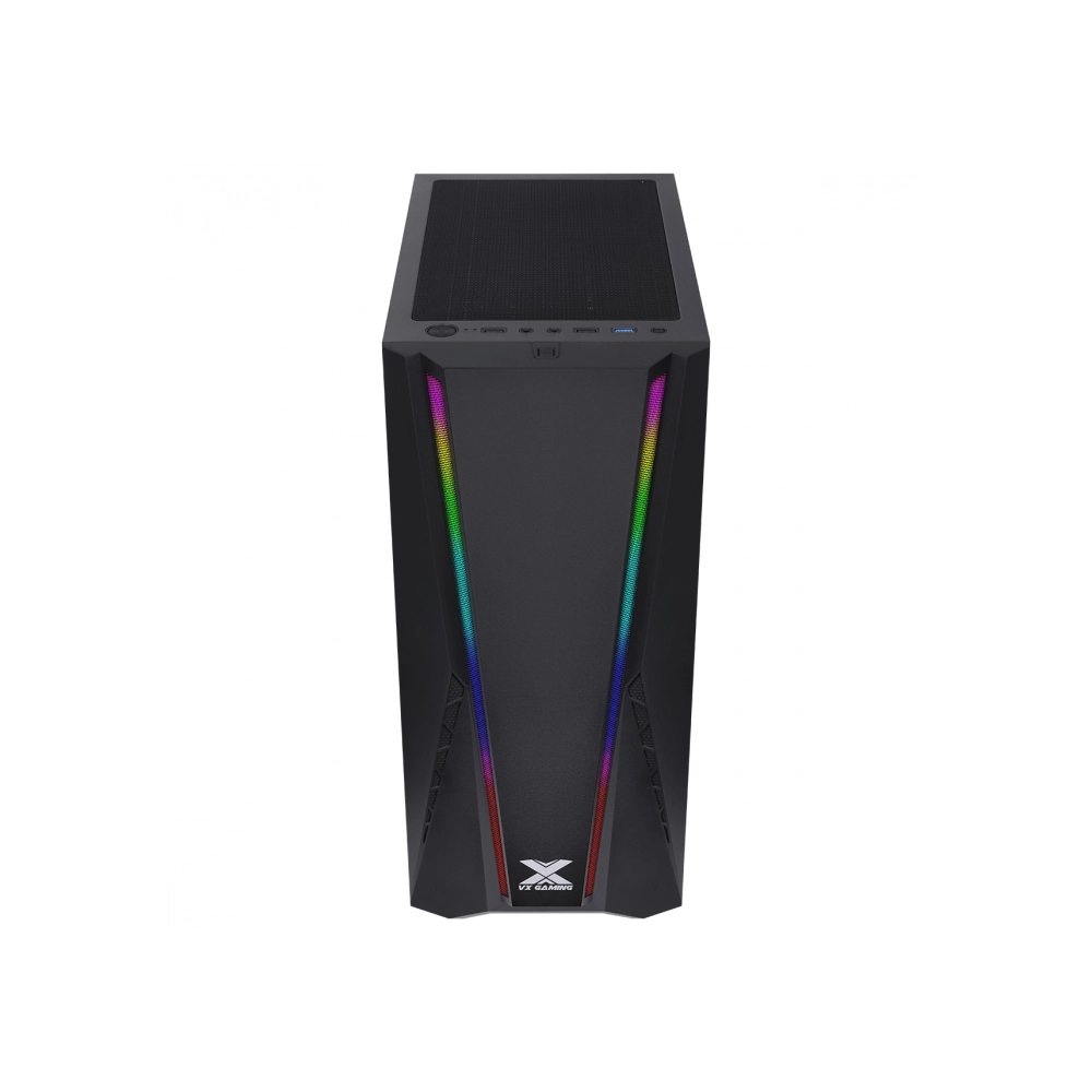 Gabinete Gamer VINIK Vx Gaming Feux Rgb Com Janela Acrilica - Preto