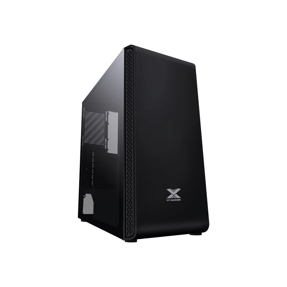 Gabinete Gamer VINIK Vx Gaming Vaux Com Janela Em Vidro Temperado - Preto
