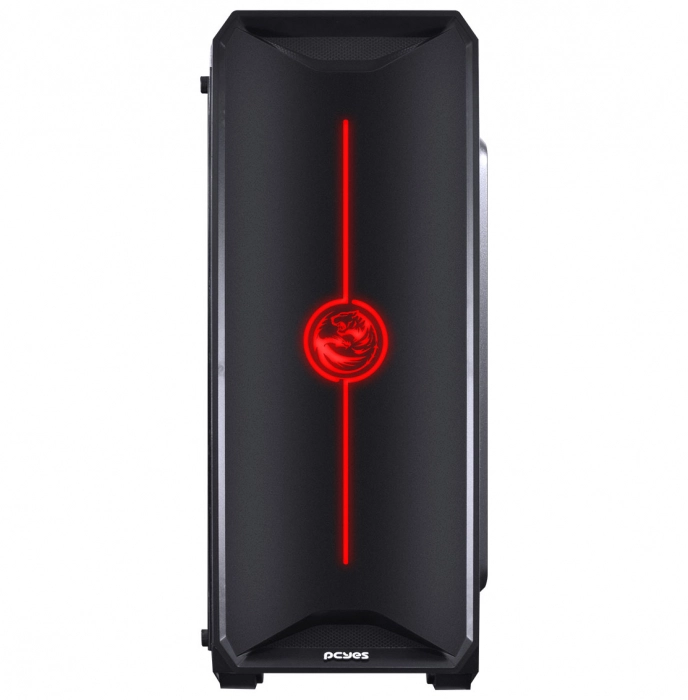Gabinete PCYES Mid Tower Nova 1 Fan Led 7 Cores Novpt7c1fca