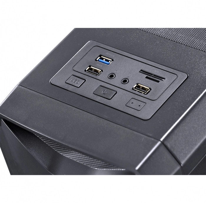 Gabinete PCYES Mid Tower Nova 1 Fan Led 7 Cores Novpt7c1fca