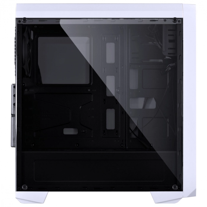Gabinete PCYES Nova Branco Mid-tower Com 1 Fan Led 7 Cores