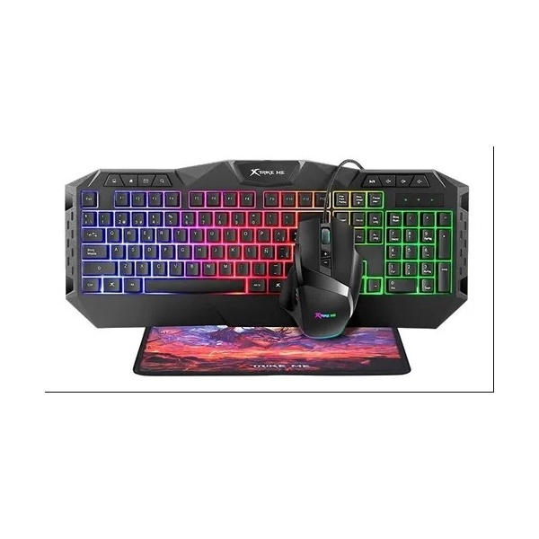 Kit Gamer 3 EM 1 XTRIKE ME MK 900 Rgb Teclado+Mouse+Mousepad