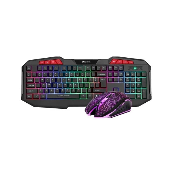 Kit Gamer XTRIKE ME MK-503 Rgb Teclado Multi Mouse 3200 DPI