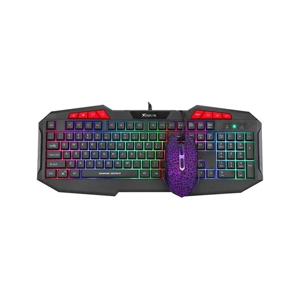 Kit Gamer XTRIKE ME MK-503 Rgb Teclado Multi Mouse 3200 DPI
