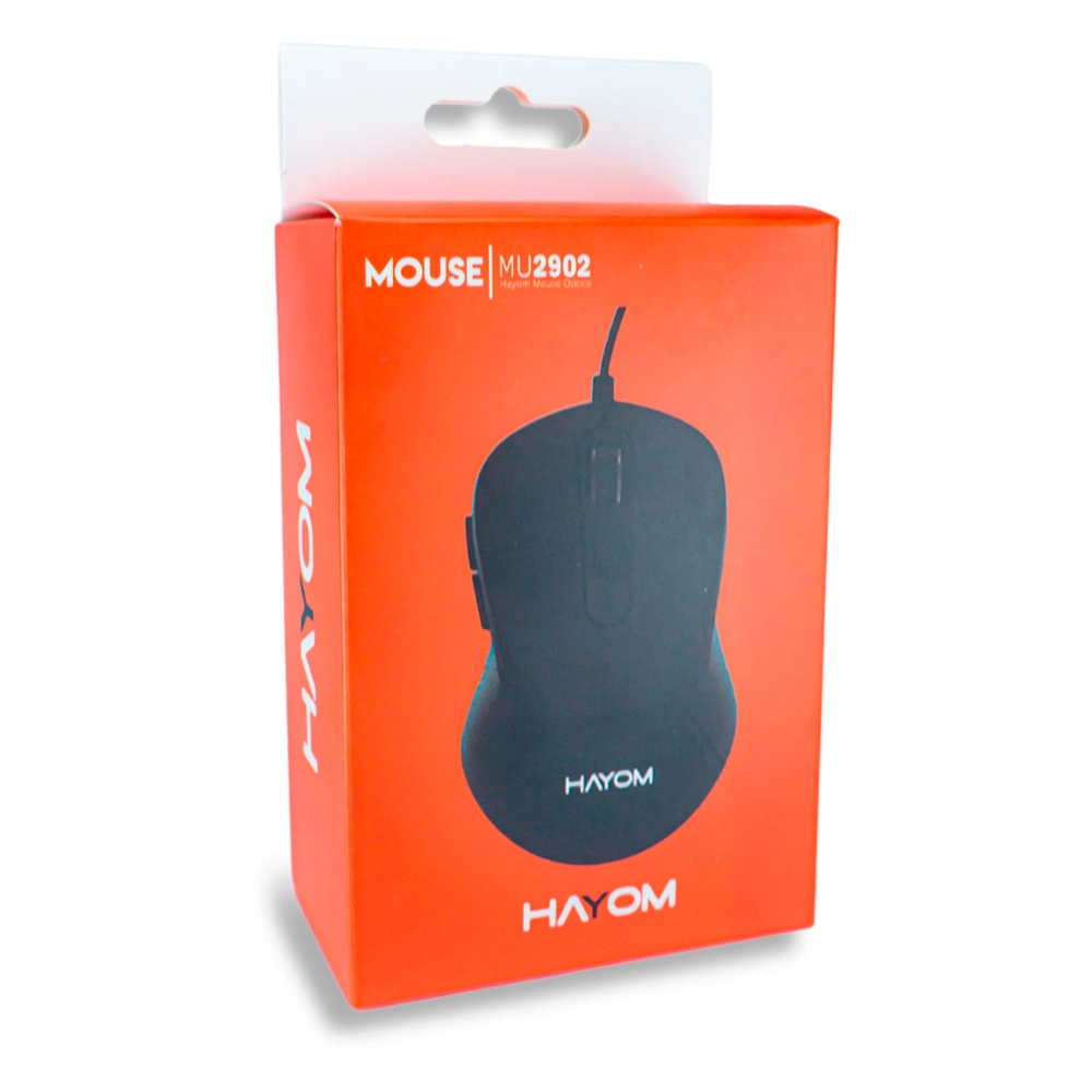 Mouse Escritório HAYOM MU2902 Ambidestro Usb Com Fio