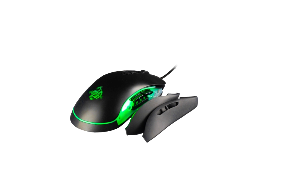 Mouse Game HOOPSON Ligth Com Software - Dpi 800/1600/2400/3600/5200/7200 Sensor Pixart 3330 Gamer