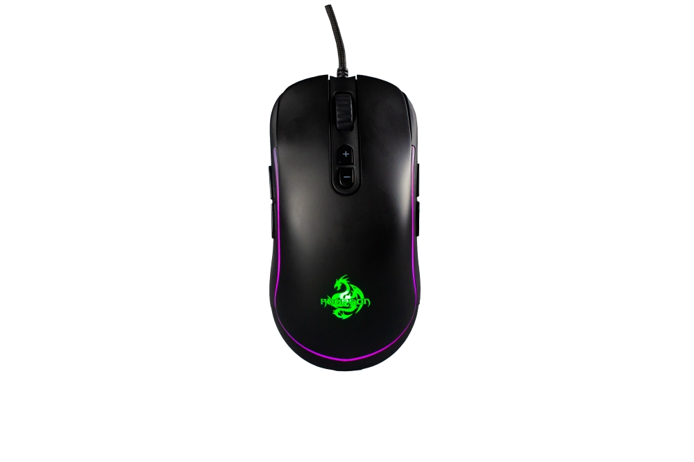 Mouse Game HOOPSON Ligth Com Software - Dpi 800/1600/2400/3600/5200/7200 Sensor Pixart 3330 Gamer