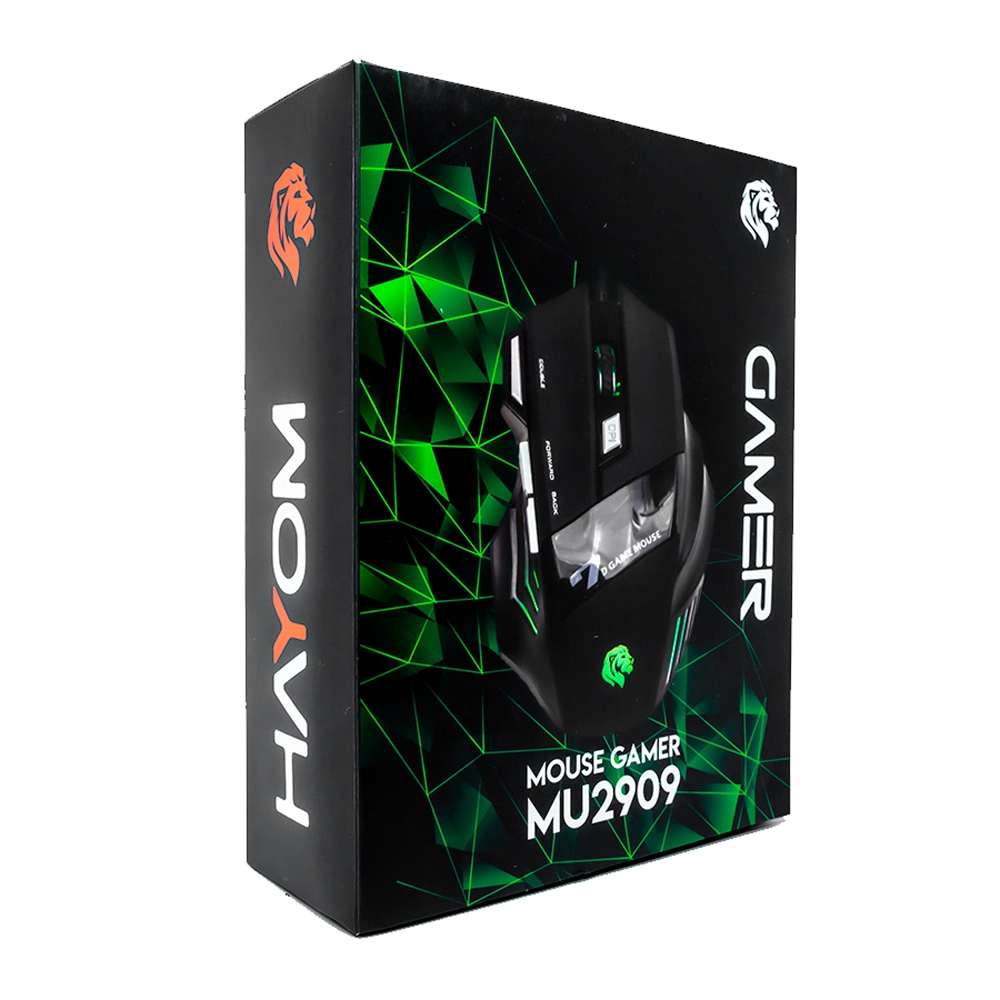 Mouse Gamer HAYOM 7D, Led, 3200DPI