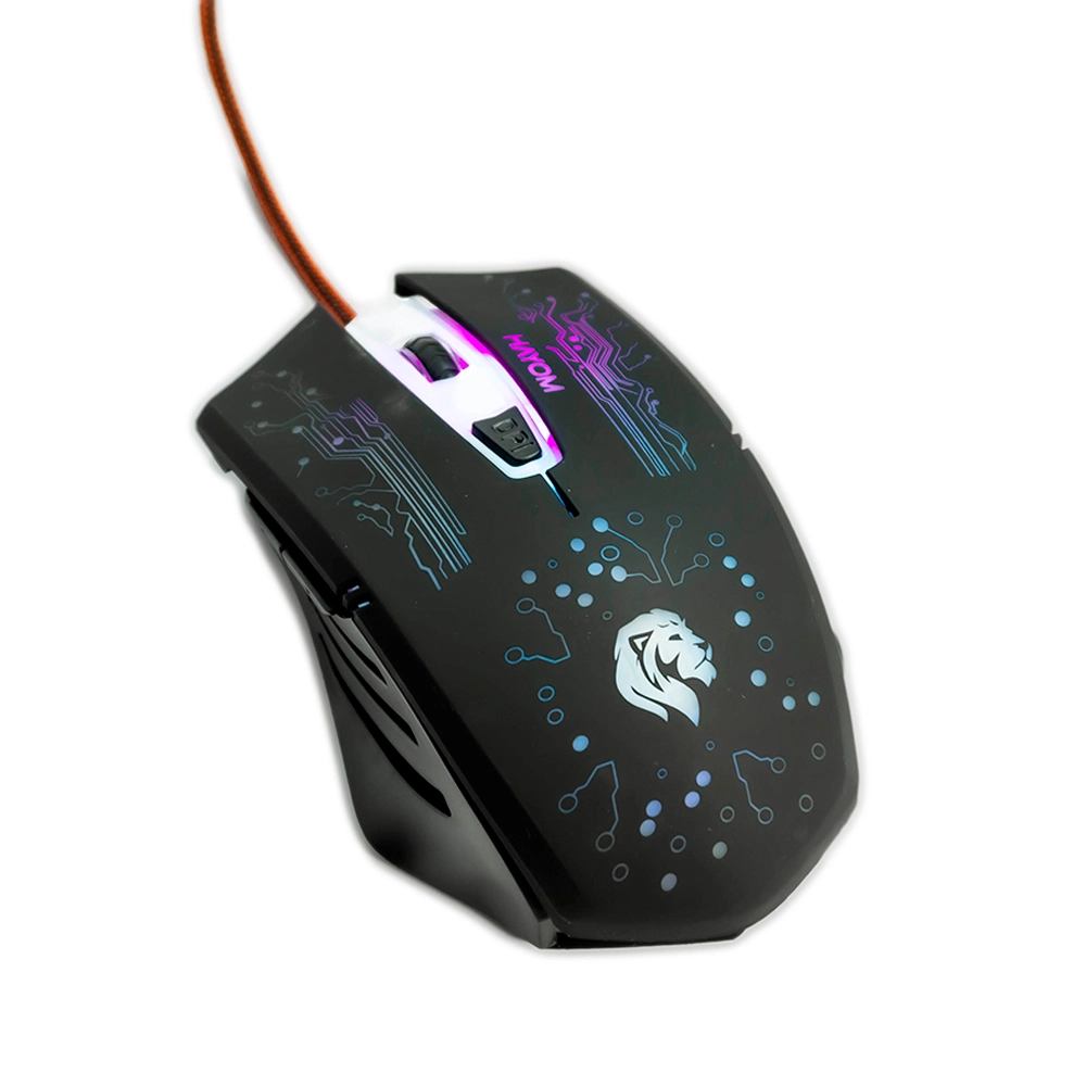 Mouse Gamer HAYOM MU2911 USB 2.0 LED rgb 2400DPI