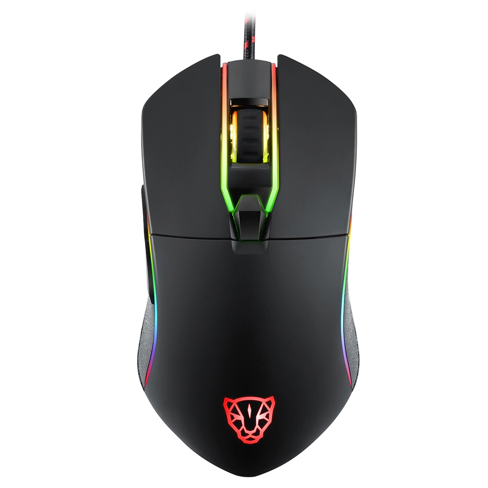 Mouse Gamer MOTOSPEED V30, Chroma RGB, 6 Botões, 7000dpi - Preto