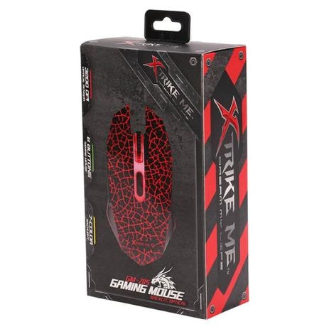 Mouse Gamer XTRIKE ME - GM-205 BK 3200 DPI