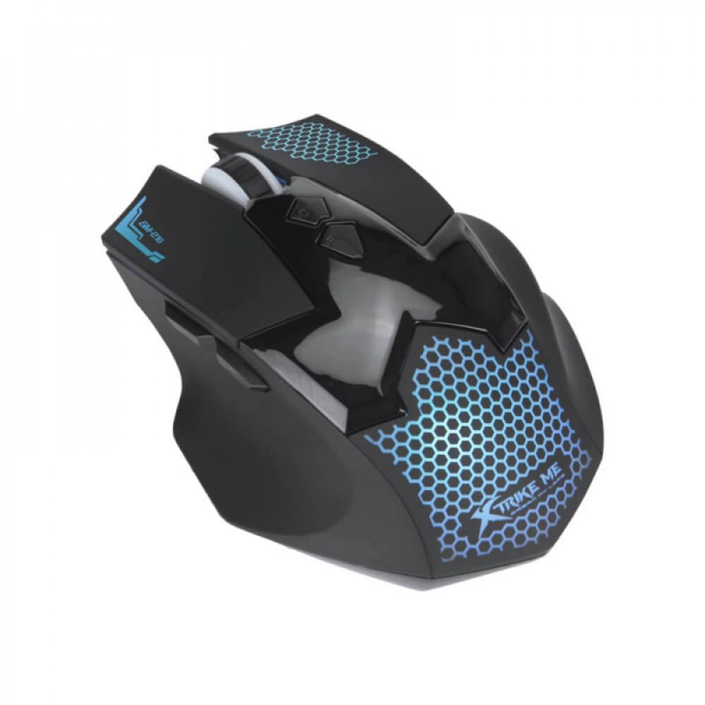 Mouse Gamer XTRIKE ME GM216 Usb Sensor Ótico - Preto
