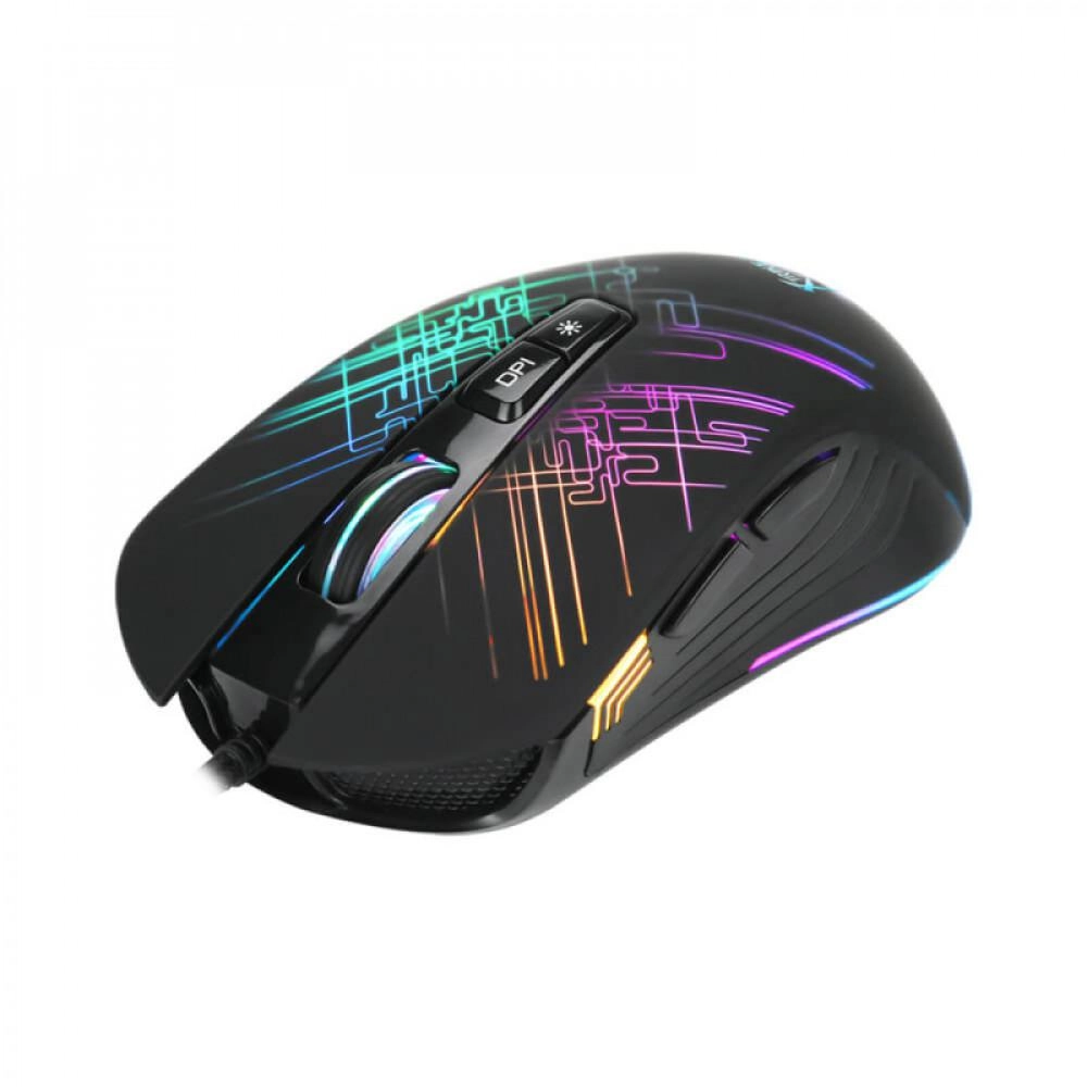 Mouse Gamer XTRIKE ME GM510, 7 Botões 6400 DPI- Preto