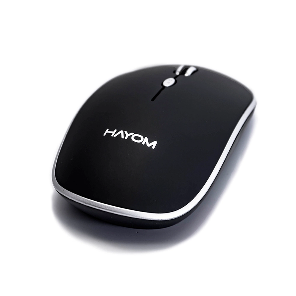Mouse Office HAYOM Óptico Sem Fio Wireless 1600DPI