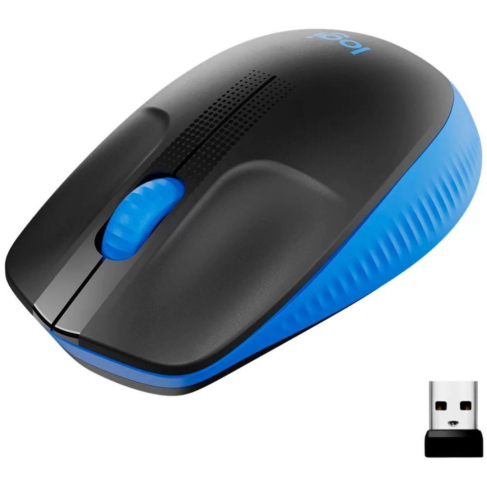 Mouse sem Fio LOGITECH M190 Ambidestro - Azul