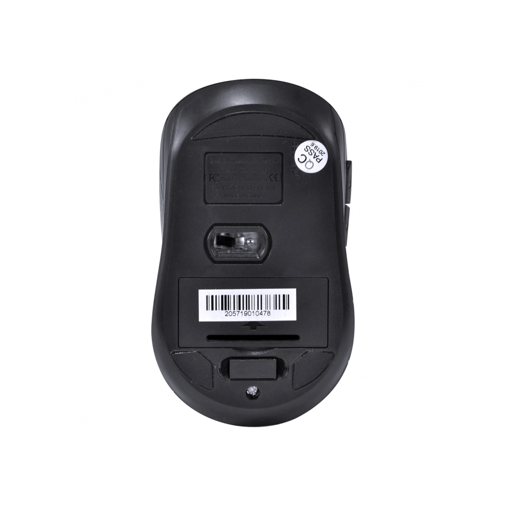 Mouse Sem Fio Wireless VINIK 2.4 Ghz Dynamic Silent 1600 Dpi Clique Silencioso Sm200 - Preto