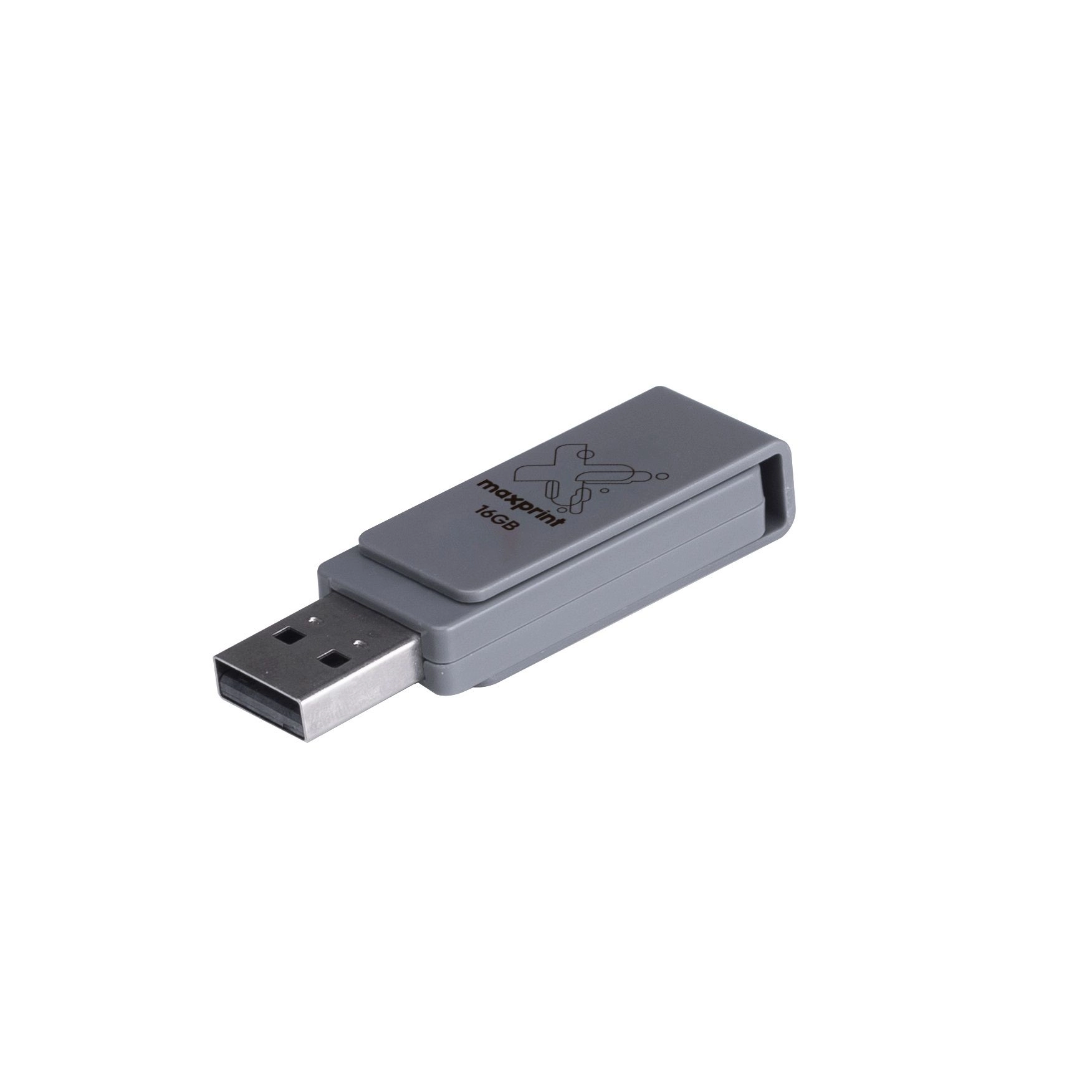 Pen Drive MAXPRINT de 16GB - Grafite