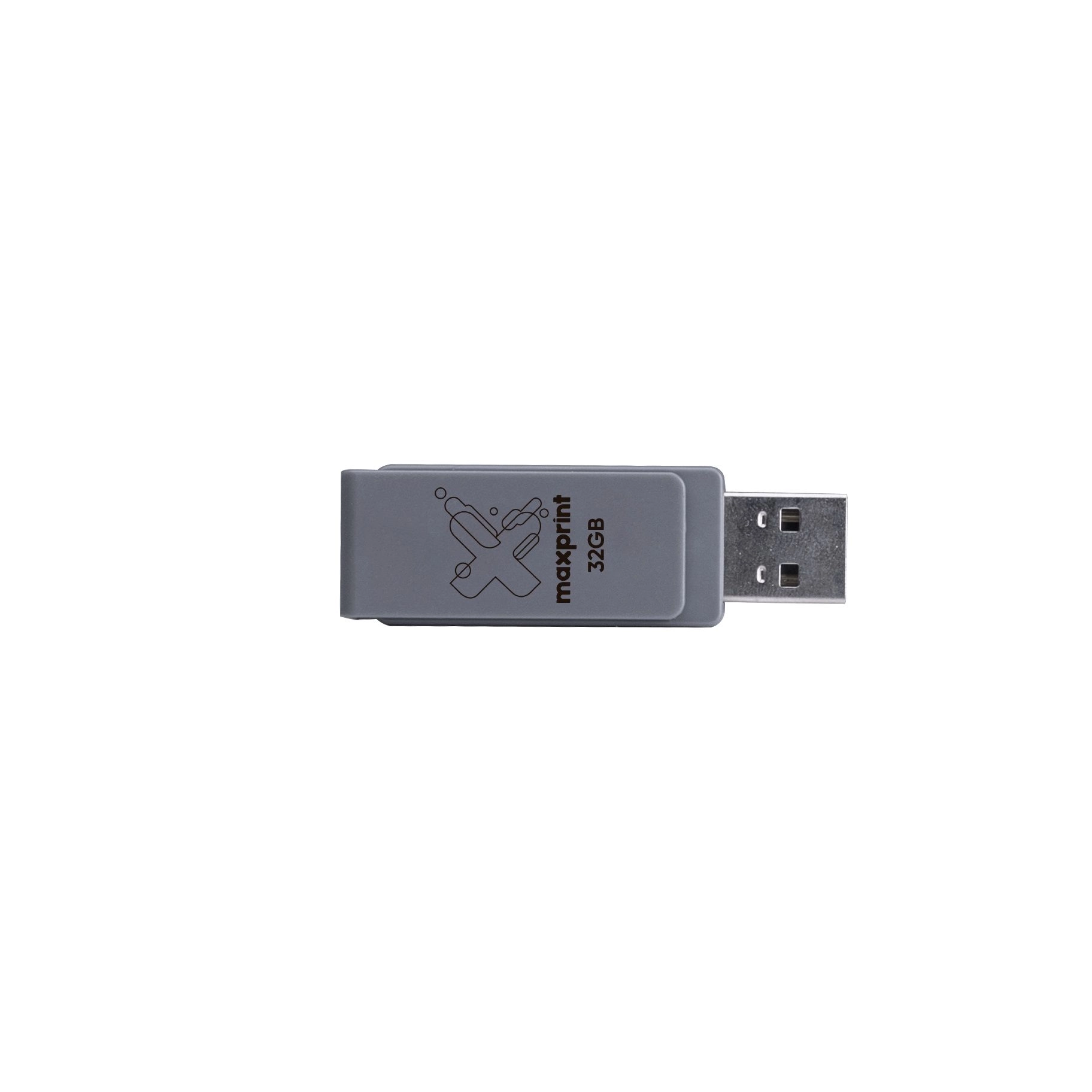 Pen Drive MAXPRINT de 32GB - Grafite