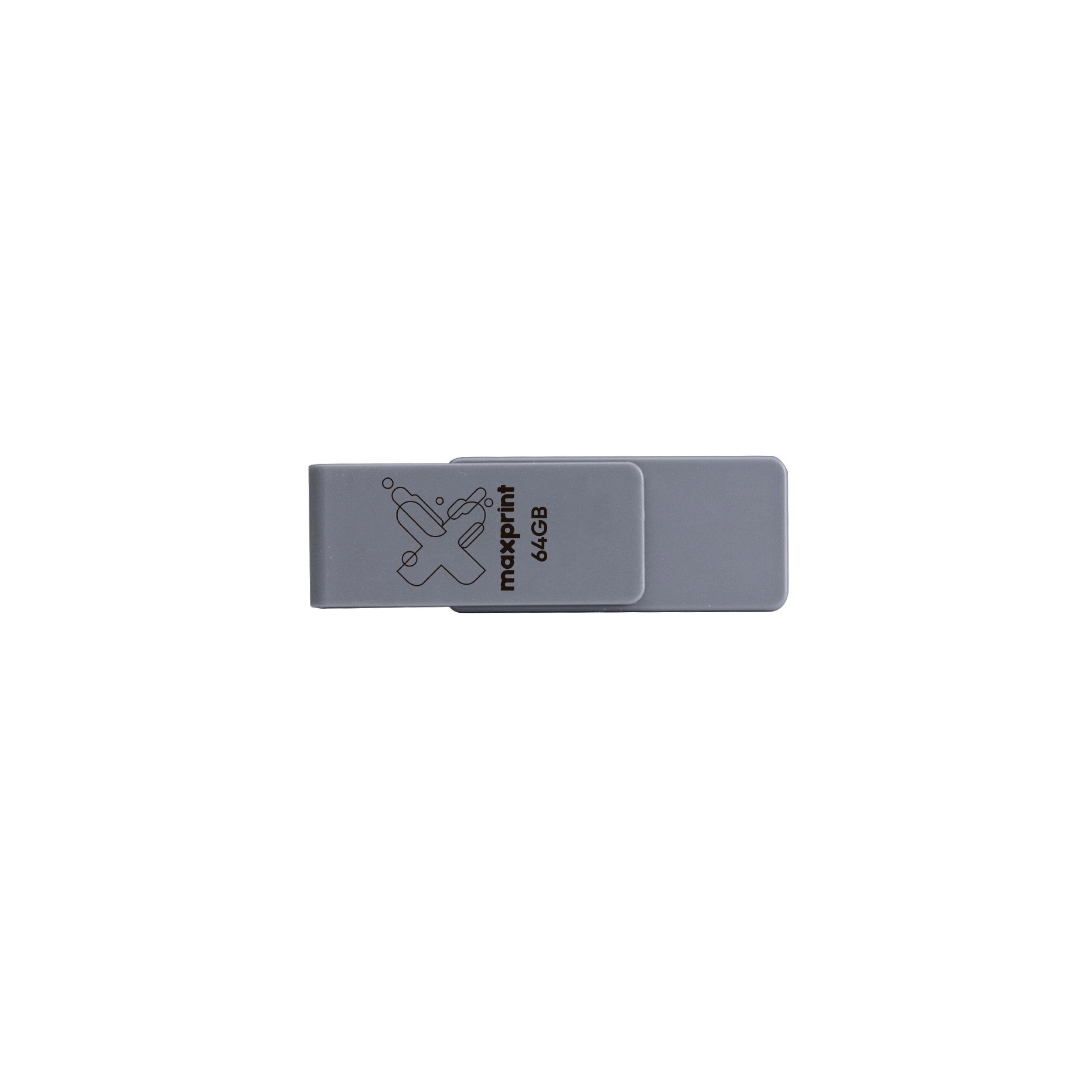 Pen Drive MAXPRINT de 64GB - Grafite