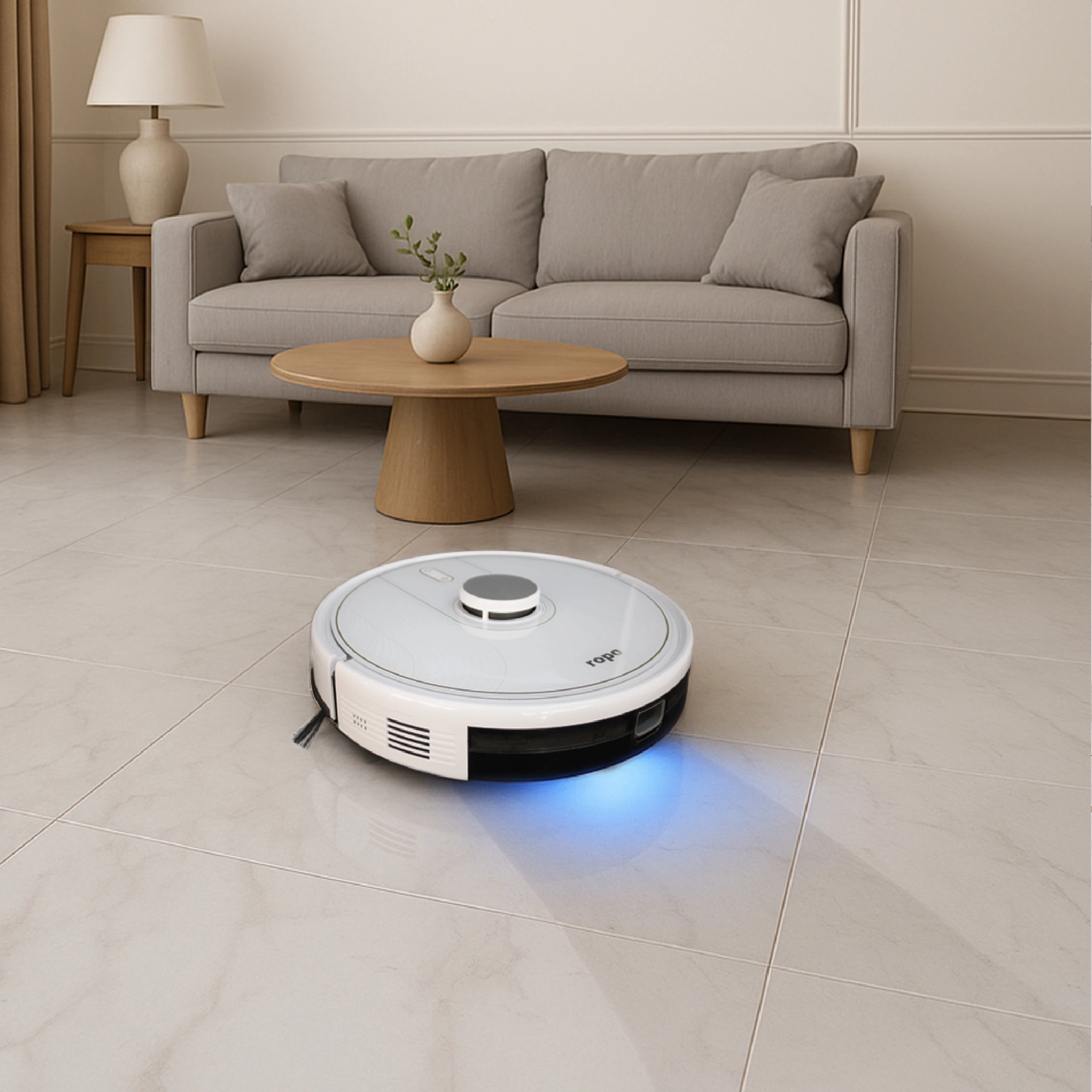 Robô Aspirador Ropo Glass 5 Branco