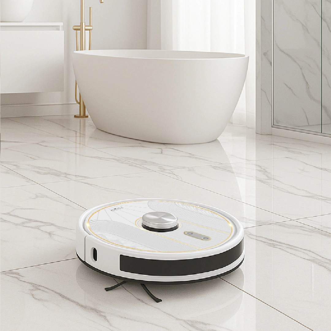 Robô Aspirador Ropo Glass 5 Branco