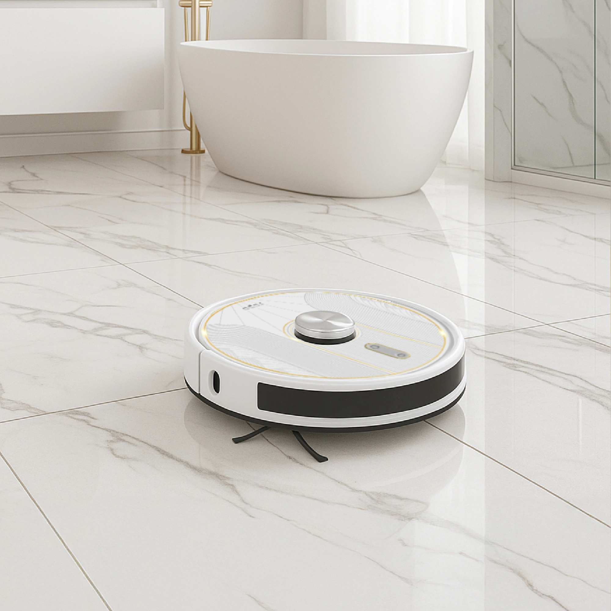 Robô Aspirador Ropo Glass 5 Branco