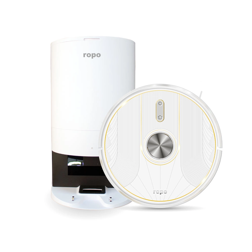 Robô Aspirador Ropo Glass 5 Pro Branco 110V