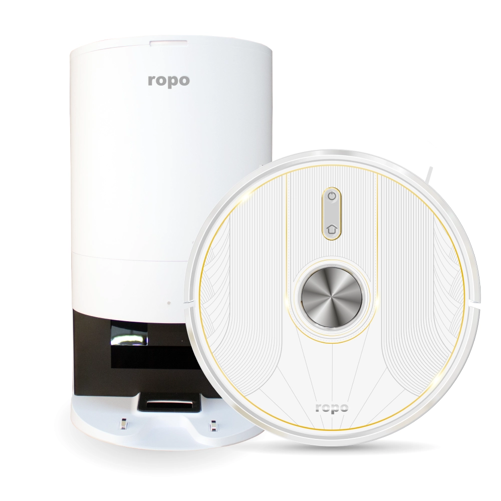 Robô Aspirador Ropo Glass 5 Pro Branco 220V