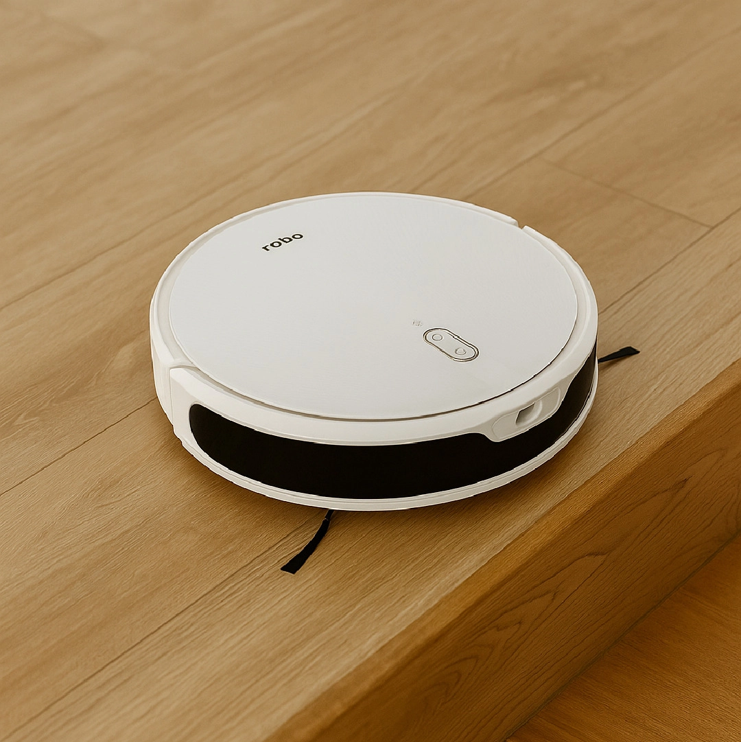 Robô Aspirador Ropo Laser Slim Branco