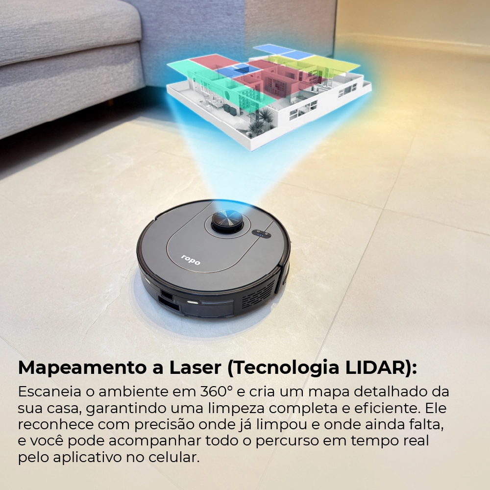 Robô Aspirador - Ropo Sense