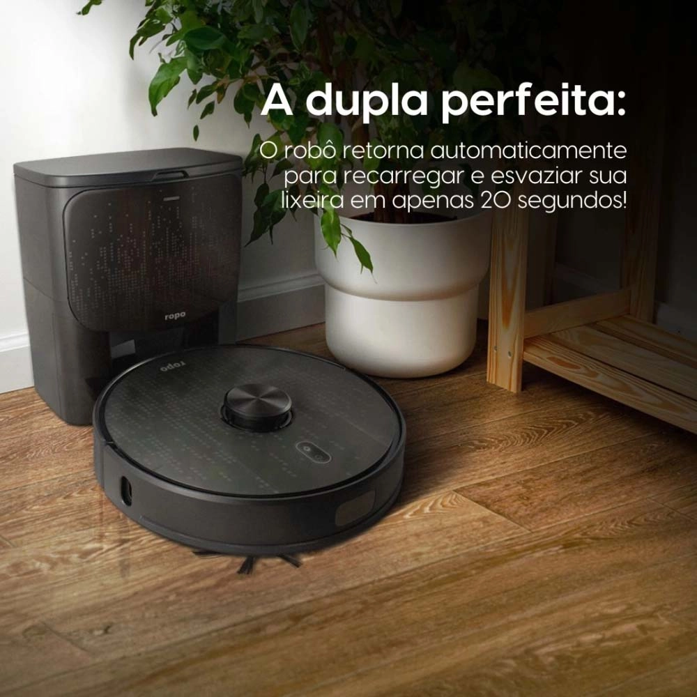 Robô Aspirador Ropo Smart Laser Pro 110V