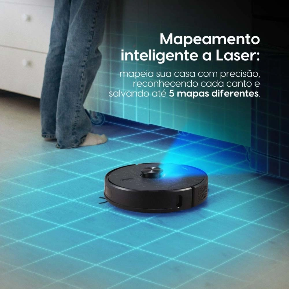 Robô Aspirador Ropo Smart Laser Pro 110V