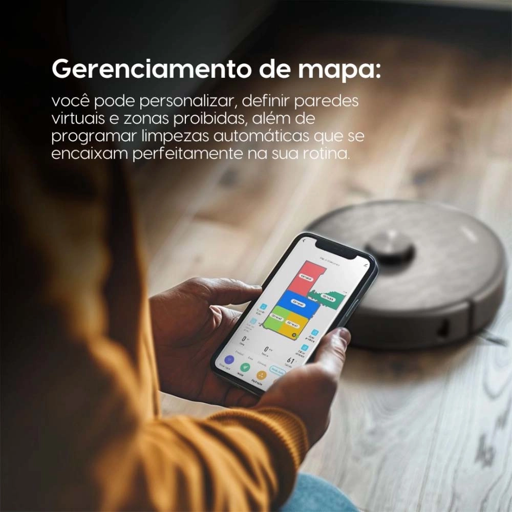 Robô Aspirador Ropo Smart Laser Pro 110V