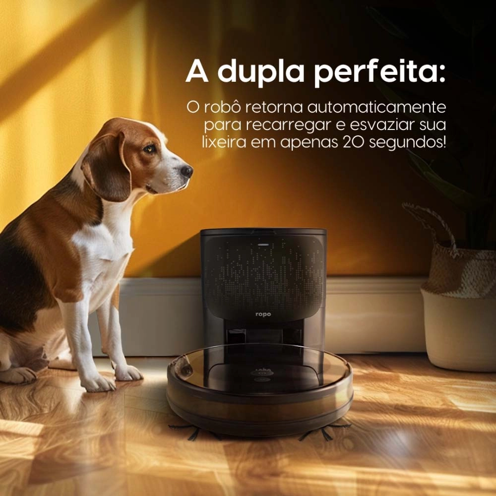 Robô Aspirador Ropo Smart Pet Pro110V