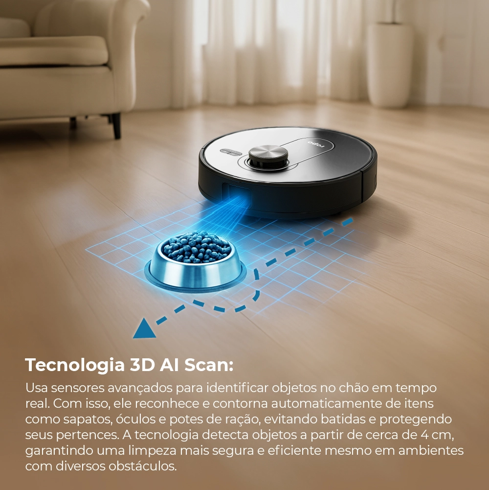 Robô Aspirador - Ropo Vision Pro 220V