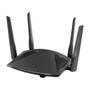 Roteador Wireless D-Link WiFi 6 EXO AX1800, 2.4Ghz/5Ghz, Suporte a Google Assistant e Alexa, Preto - DIR-X1860