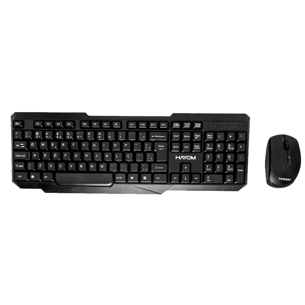 Teclado Com Mouse HAYOM Office Sem Fio - TC3210