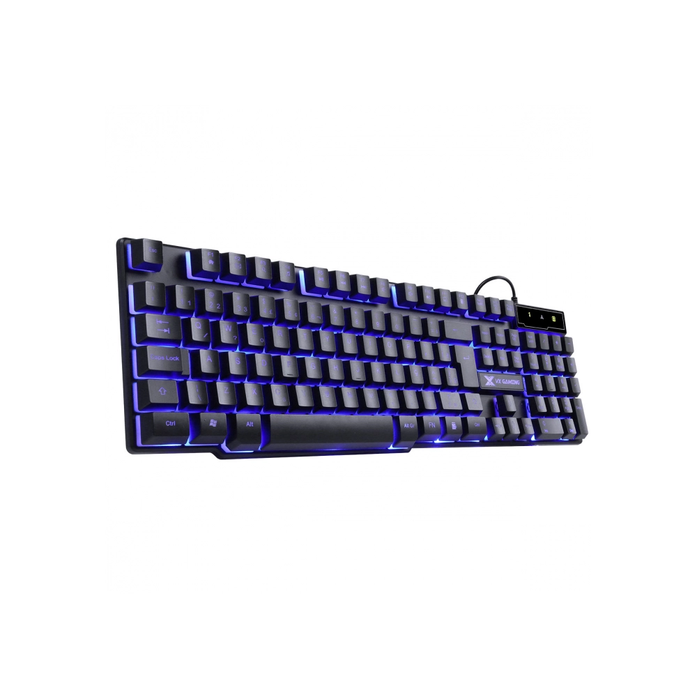 Teclado Gamer VINIK Vx Gaming Hydra 107 Teclas + 12 Multimidia Com Led Azul Sensacao Tecla Mecanica - Gt700