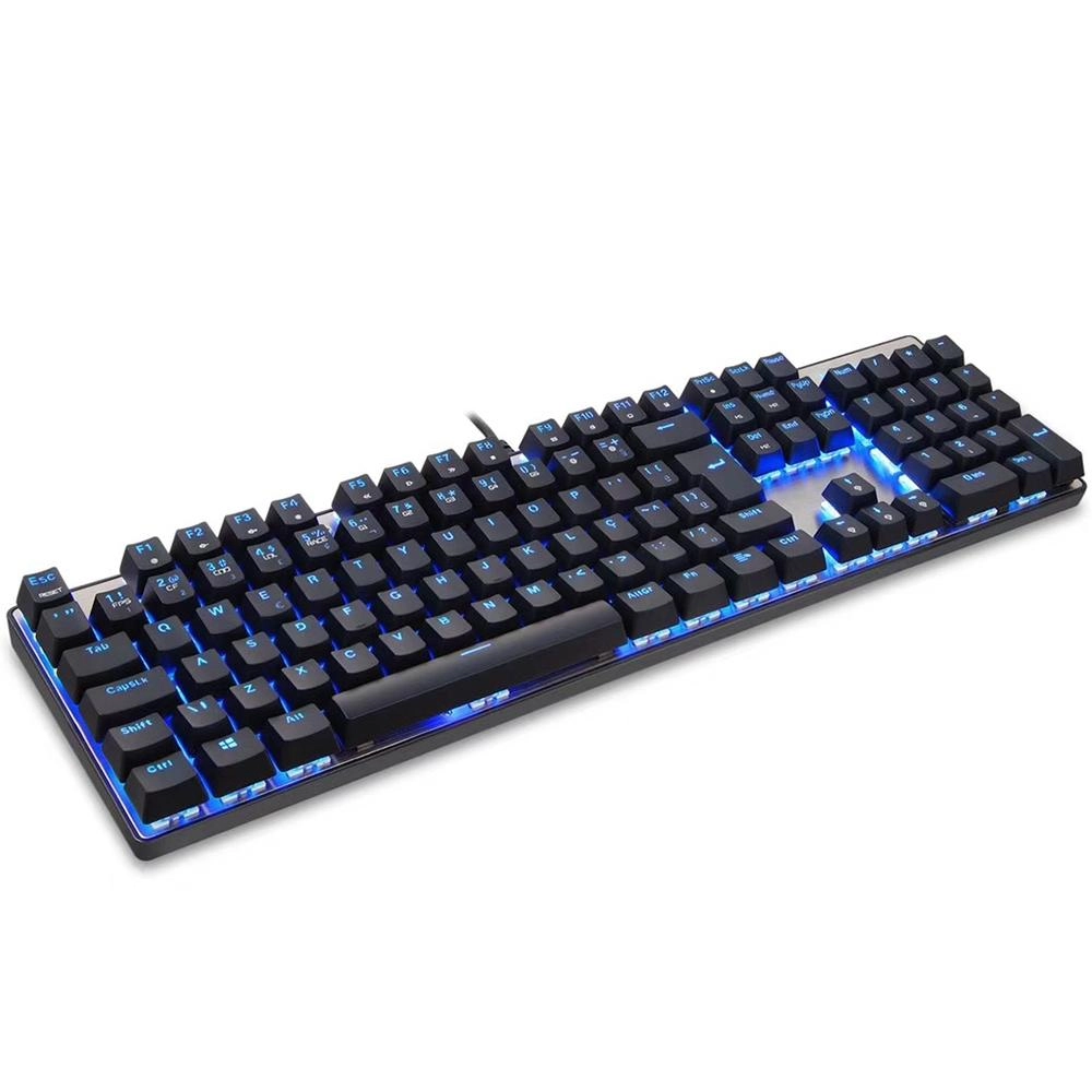 Teclado Mecanico MOTOSPEED CK104 Switch Vermelho - Prata