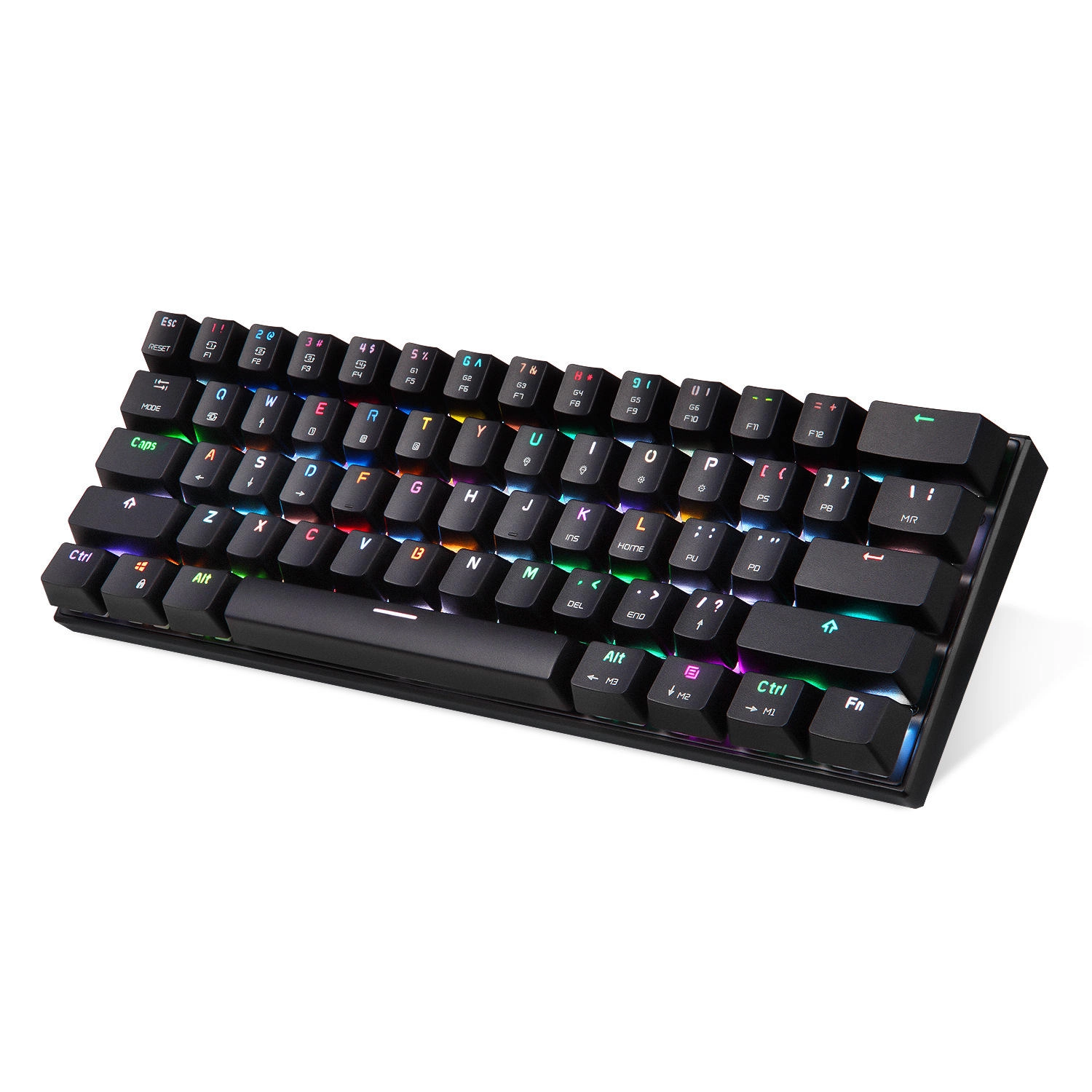 Teclado MOTOSPEED CK62 Bluetooth Switch Vermelho - Preto