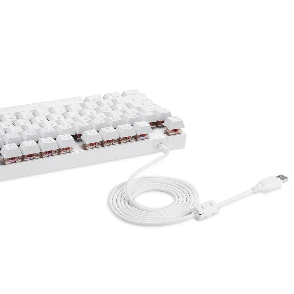 Teclado MOTOSPEED CK82 Switch Azul RGB - Branco